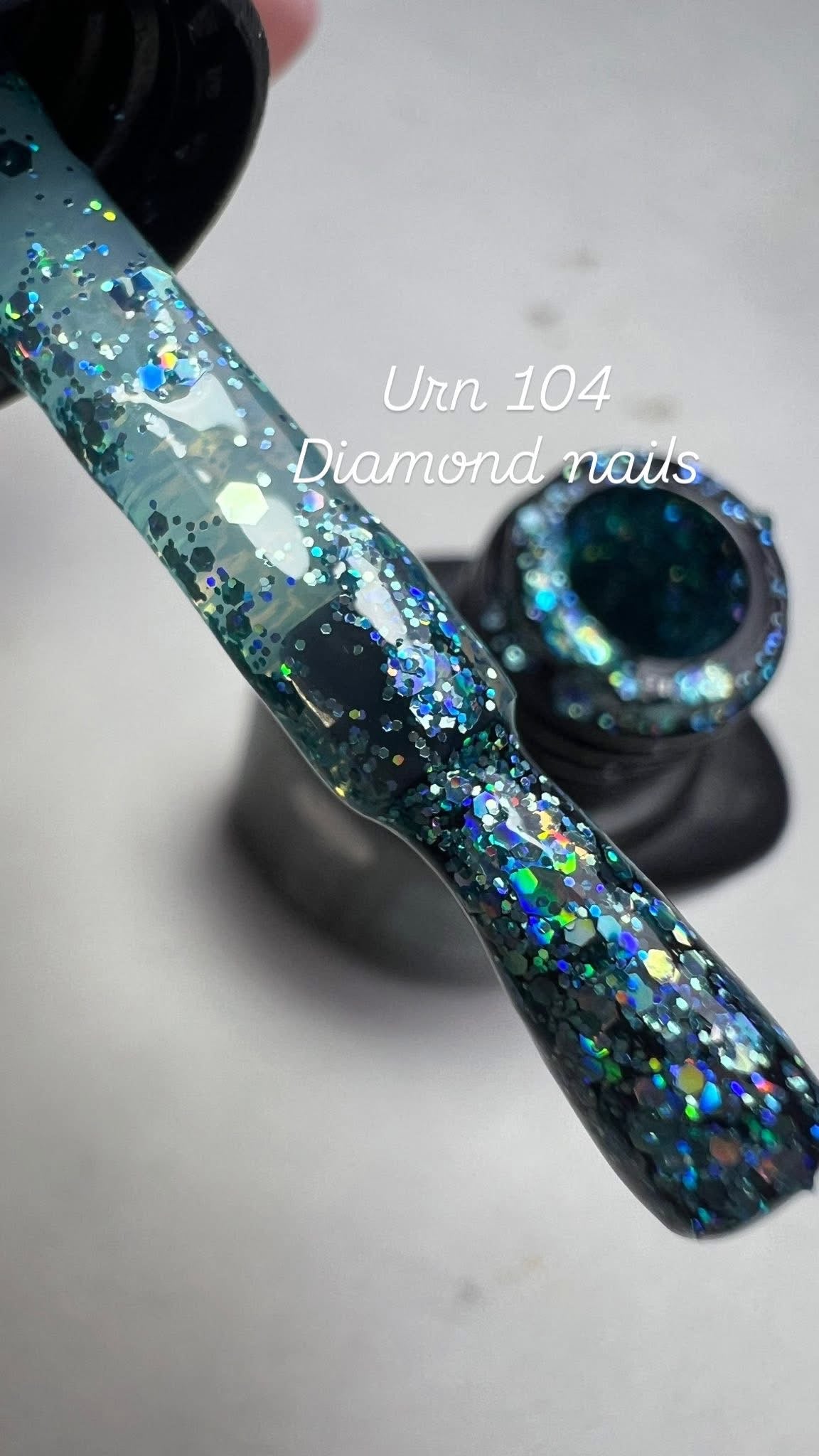 Glitter gel sugar