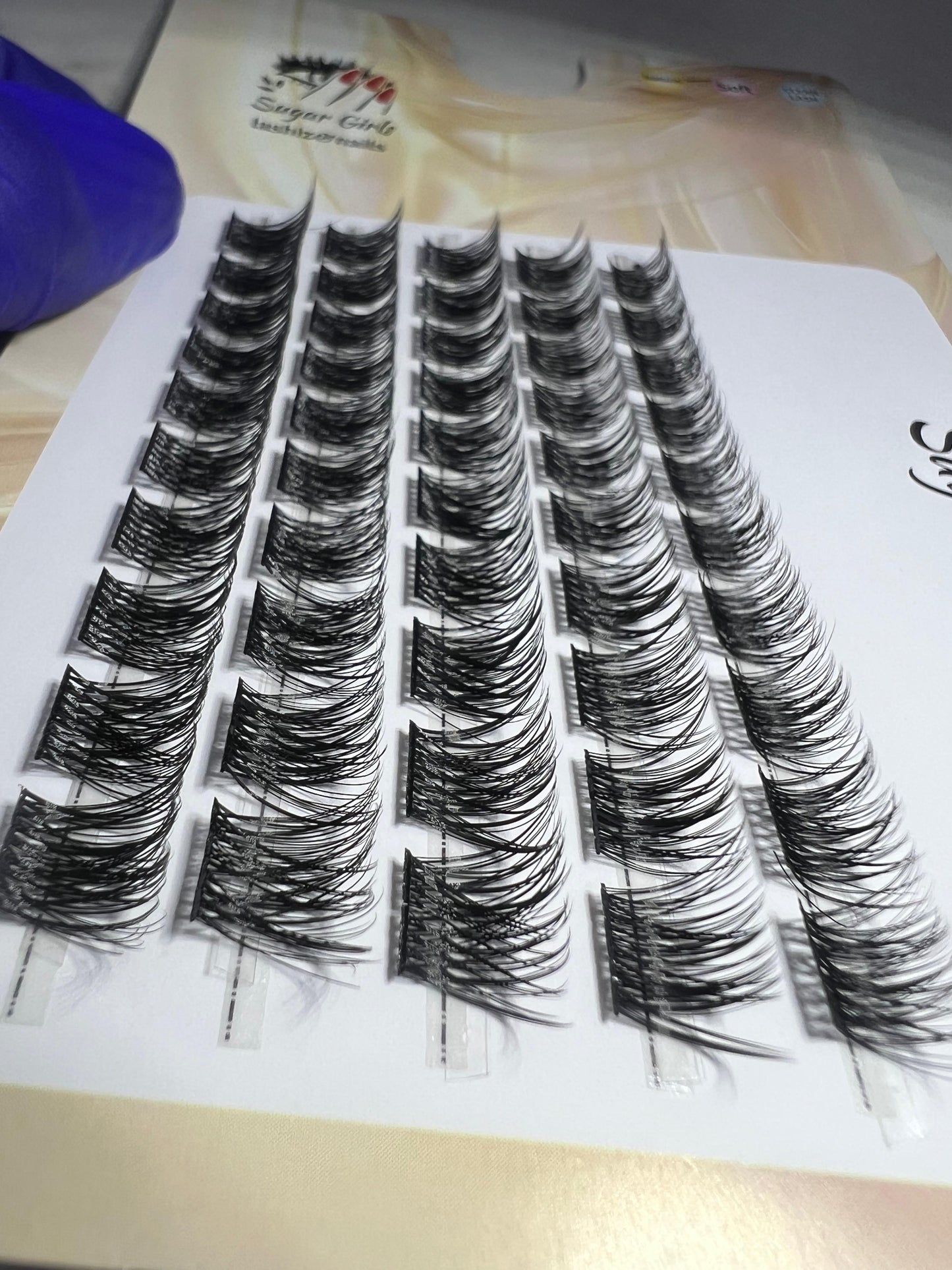 Lashes clusters/ رموش شوجر خصل ٥٠شعره