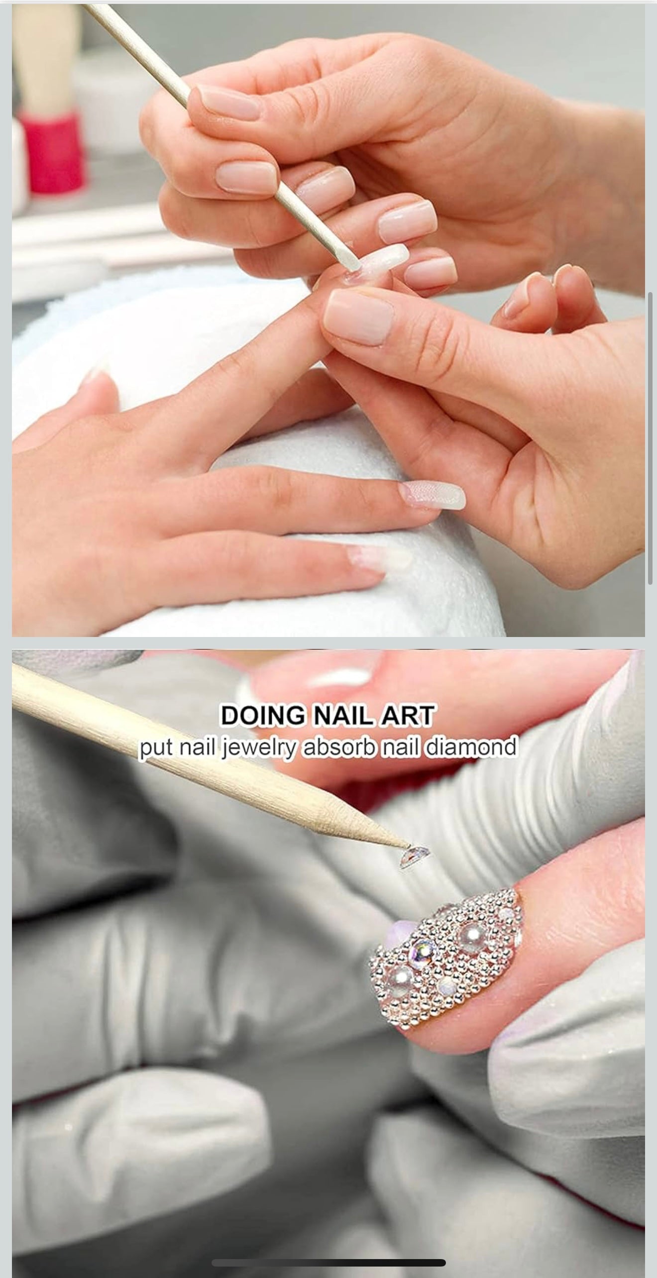 Orange stick for nails / زقاقه خشب