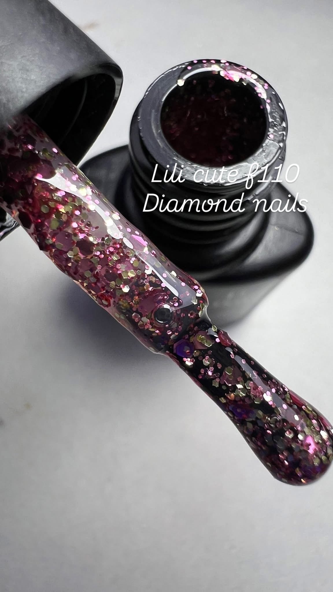 Glitter gel sugar