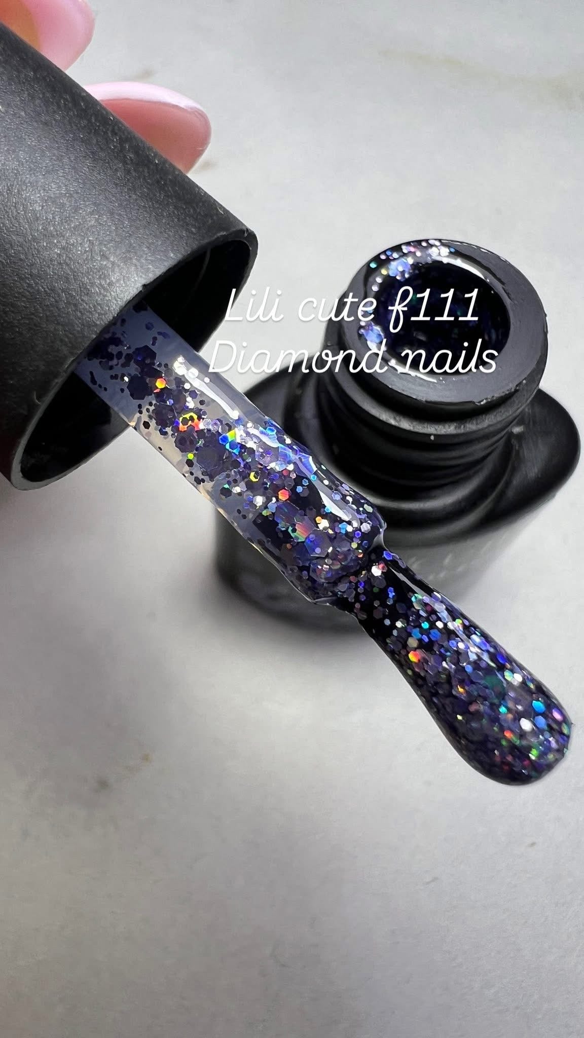 Glitter gel sugar