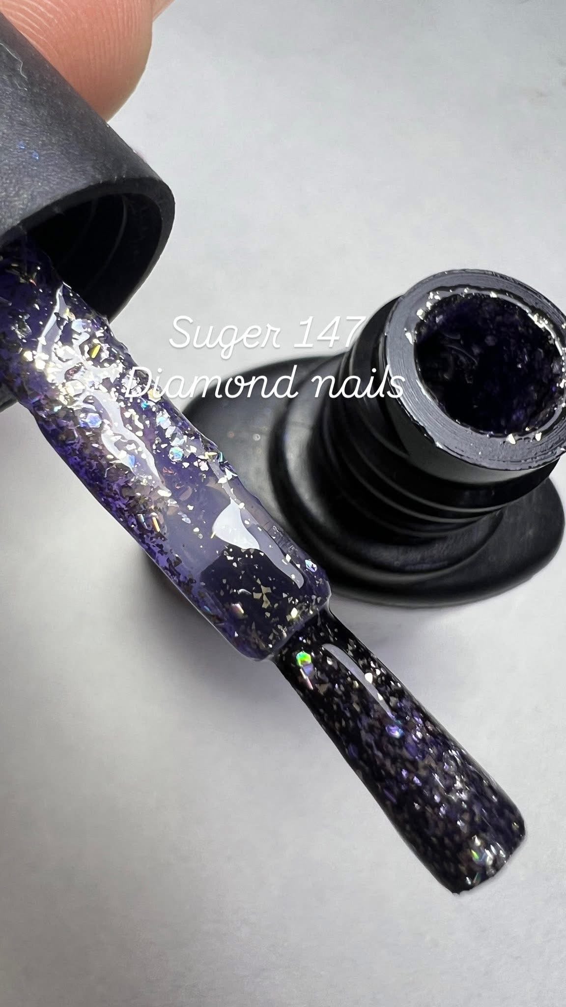 Glitter gel sugar
