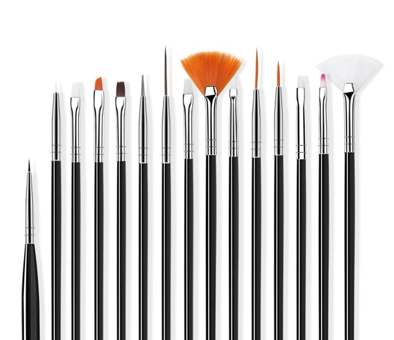 15 pcs nail art brush