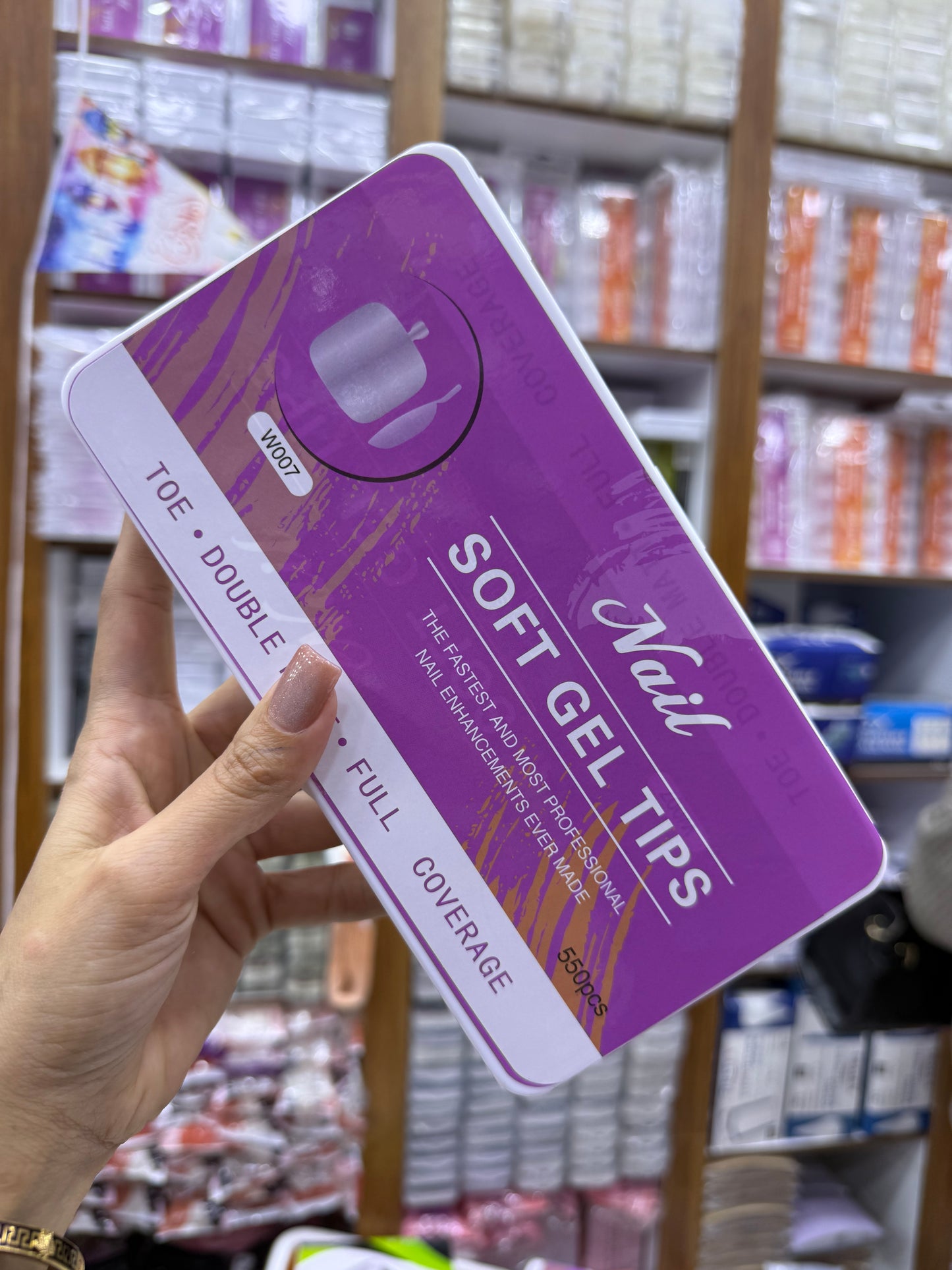 Soft gel nails 550/ ضوافر سوفت جيل ٥٥٠ق