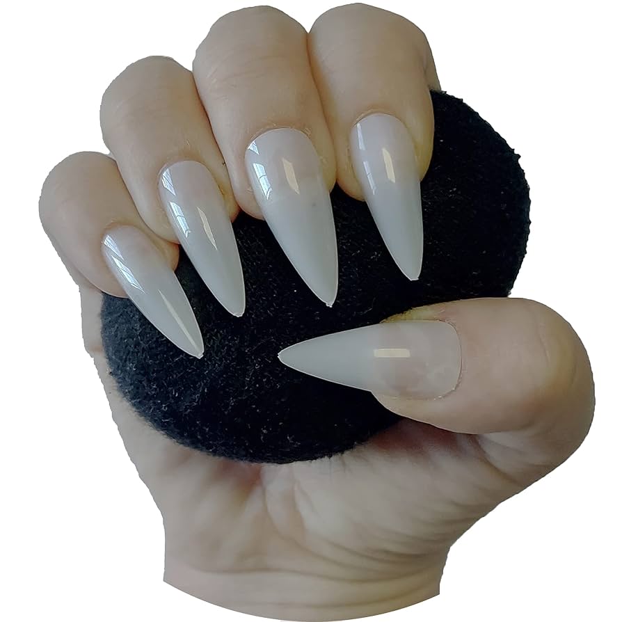 Fake nails long stiletto /فيك نيلز ٥٠٠ ق