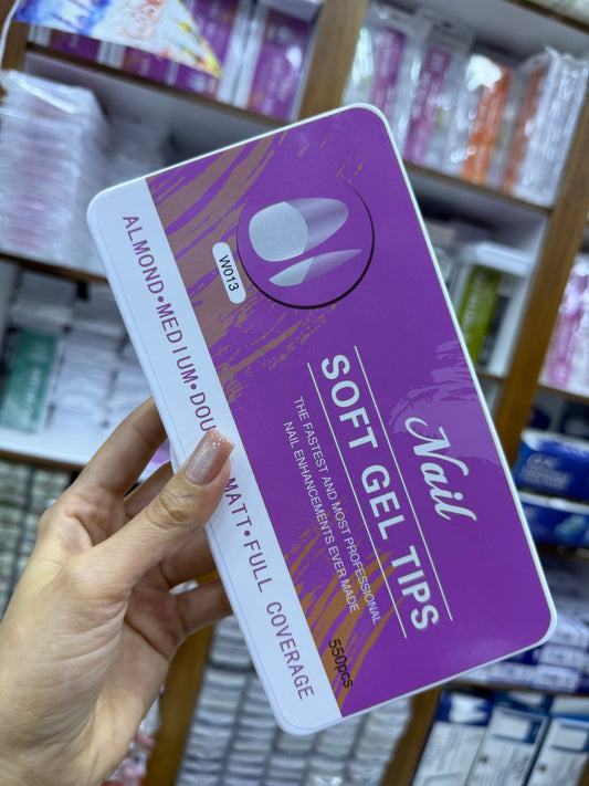 Soft gel nails 550/ ضوافر سوفت جيل ٥٥٠ق