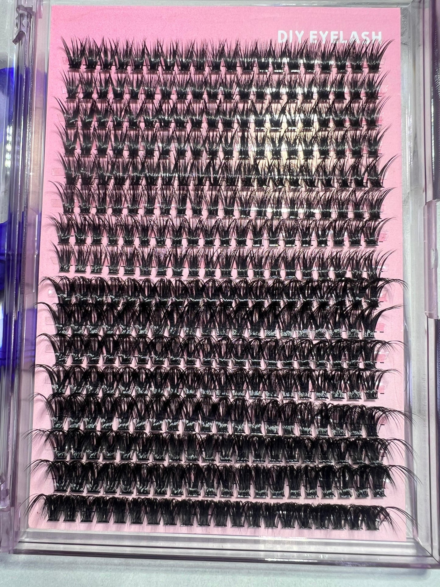 Lashes clusters 1by1 /رموش وان باي وان