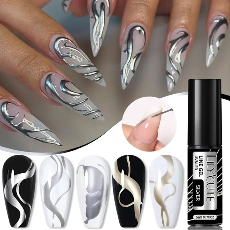 Lily cute liner metallic gel