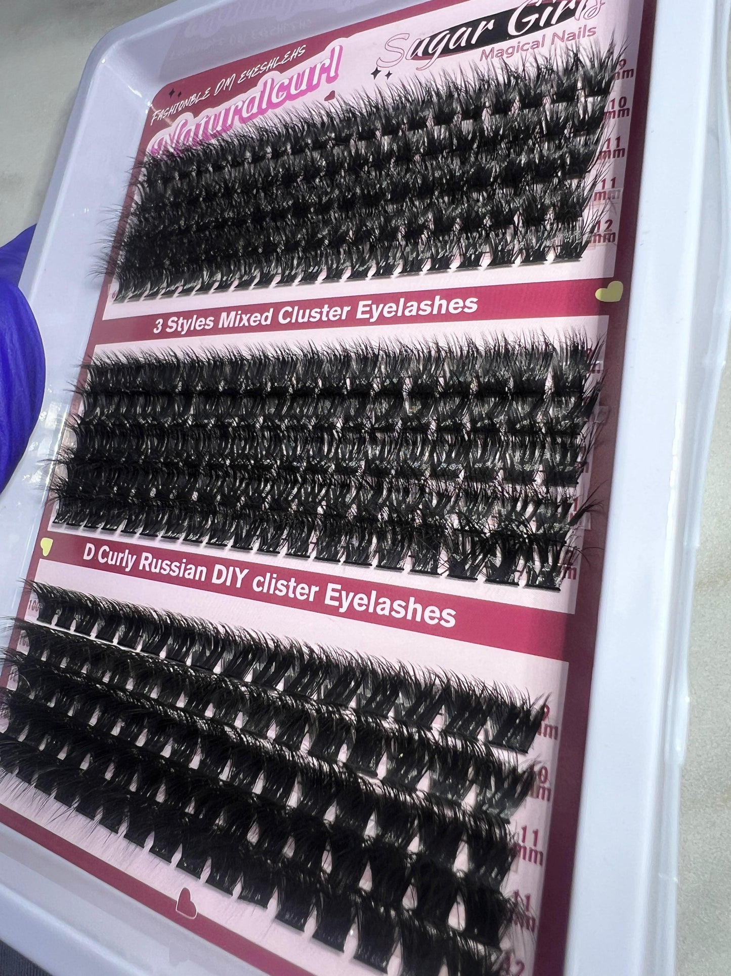Lashes one by one 100D/80D/60Dرموش خصل ١٠٠