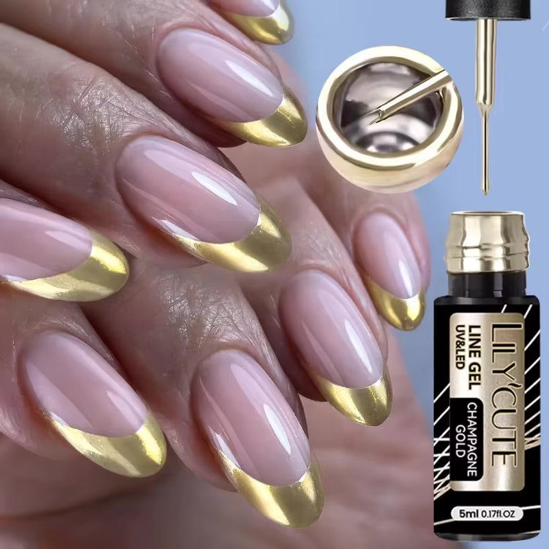 Lily cute liner metallic gel