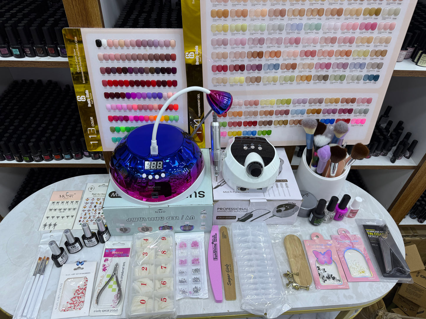 باكدج ستارت الفيك نيلز و الهارد جيل