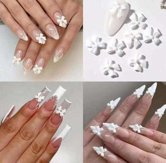 فيونكات ابيض واسود علي كارت