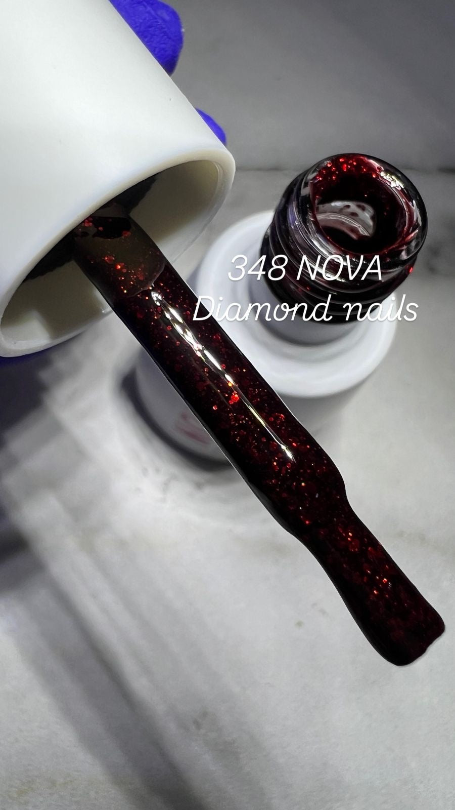 Nova metallic cateye gel/الوان نوفا كريسماس ميتالك