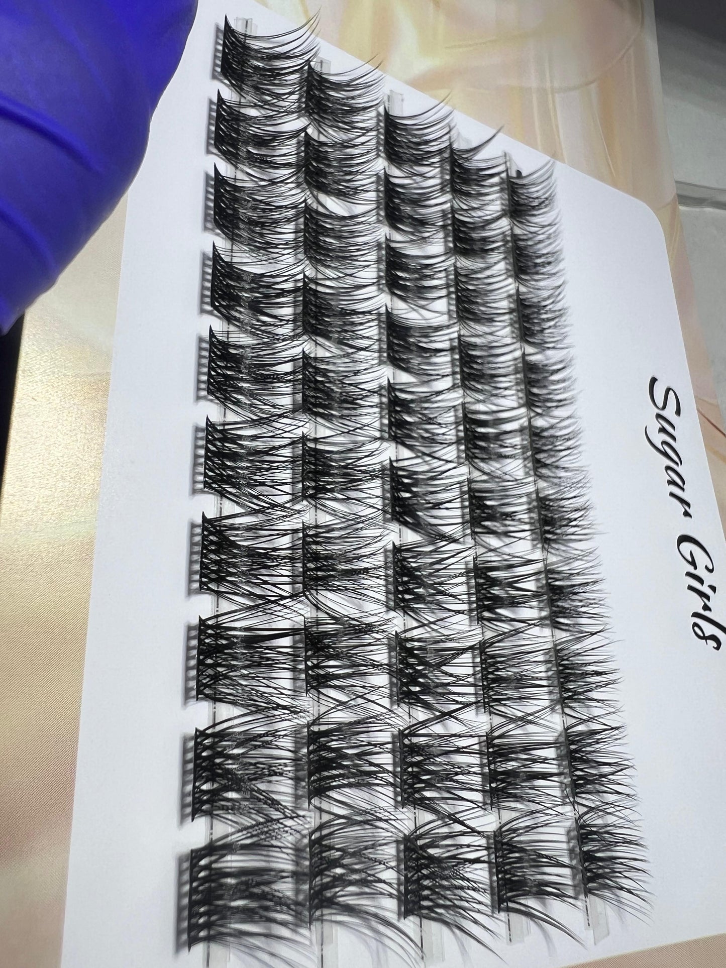 Lashes clusters/ رموش شوجر خصل ٥٠شعره