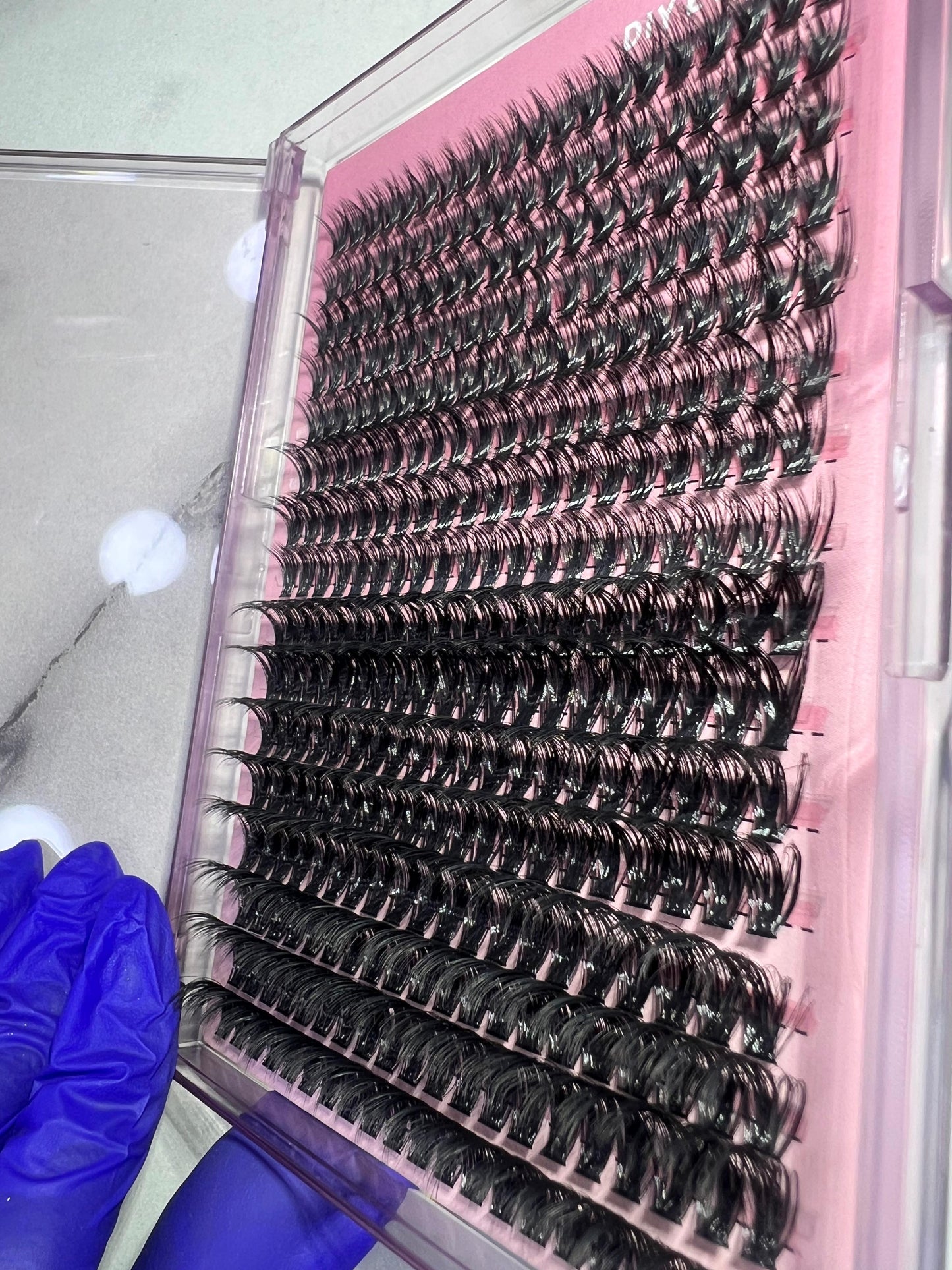 Lashes clusters 1by1 /رموش وان باي وان