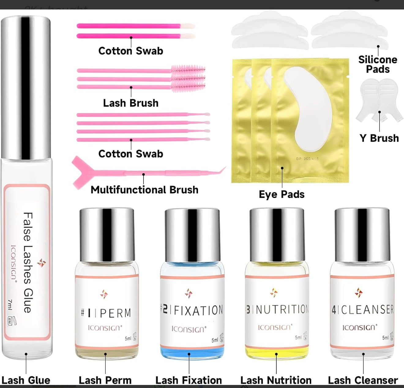 Iconsin lashes lifting kit