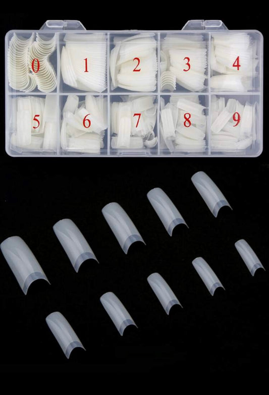 Nail Capsules 500Pcs/Box علبه تيب هارد جيل ٥٠٠ ق