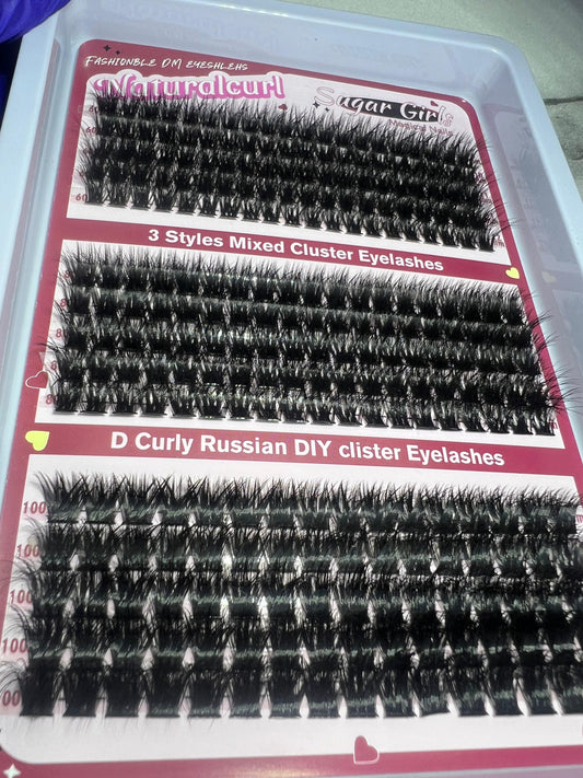 Lashes one by one 100D/80D/60Dرموش خصل ١٠٠