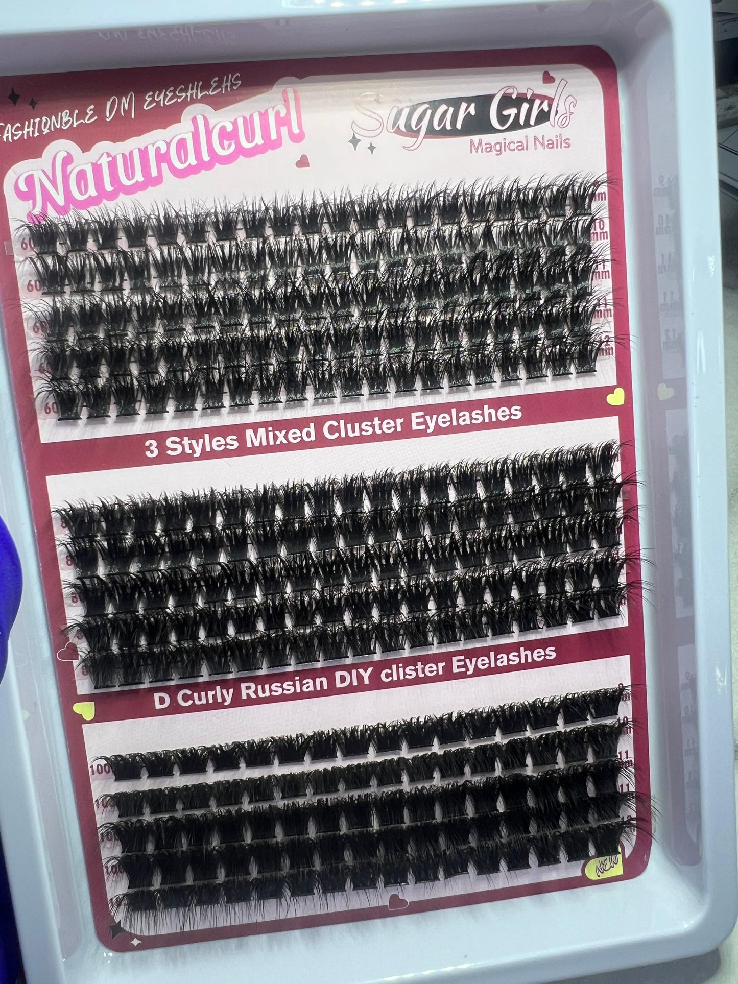 Lashes one by one 100D/80D/60Dرموش خصل ١٠٠
