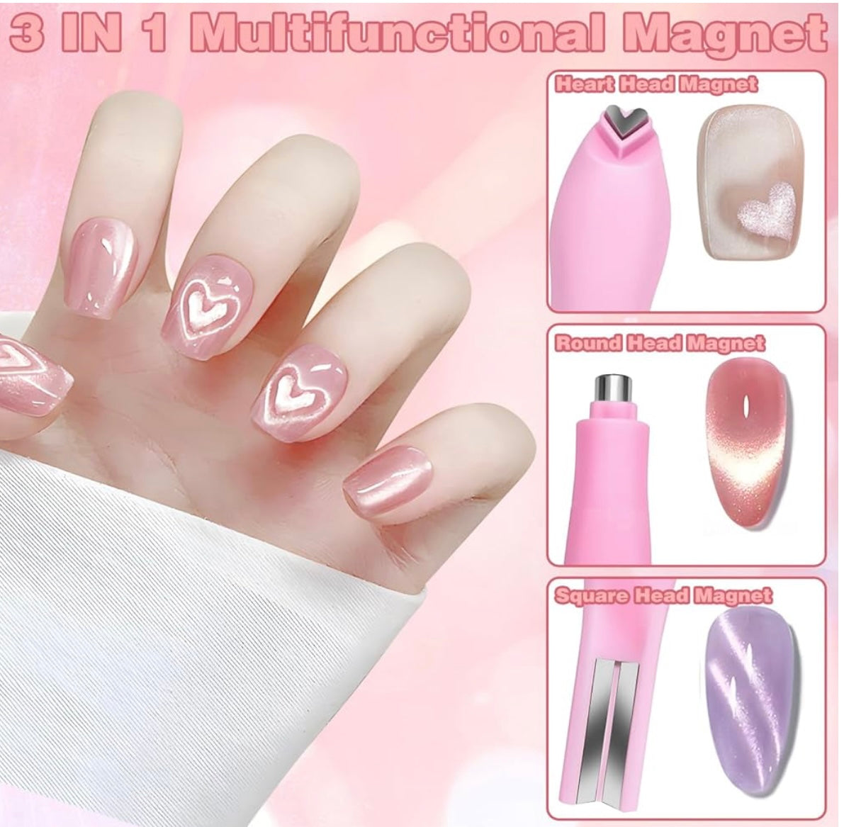 3in1 heart magnetic / مغناطيس قلب