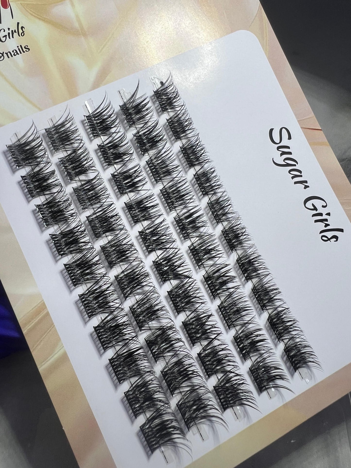 Lashes clusters/ رموش شوجر خصل ٥٠شعره