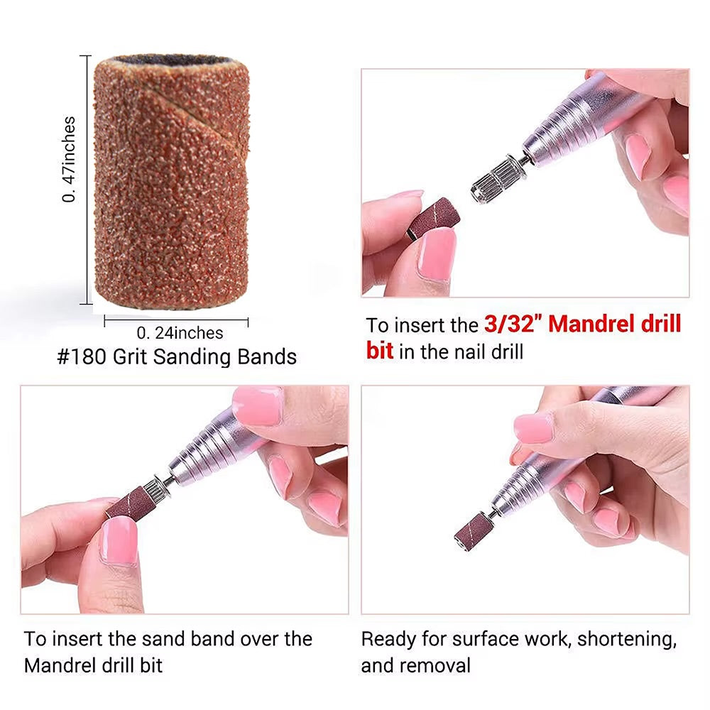 Sanding bands 100pcs /كيس صنفره ١٠٠ قطعه
