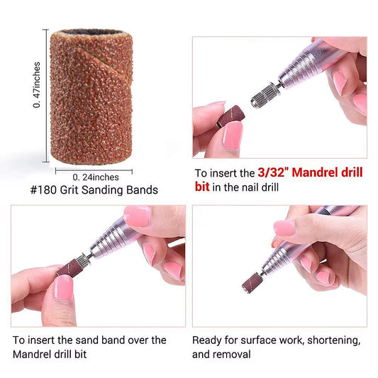 Sanding bands 100pcs /كيس صنفره ١٠٠ قطعه