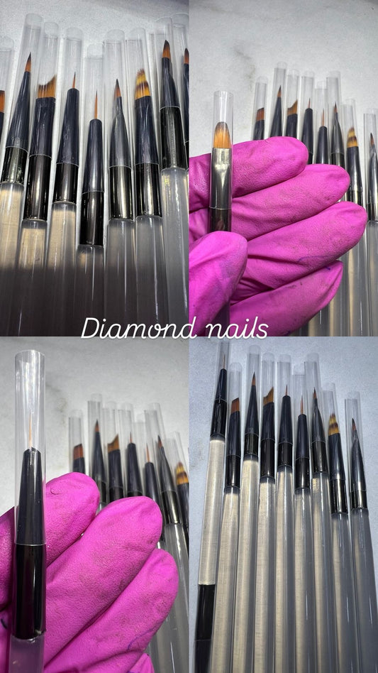 Nail art brush set / طقم فرش متعدد الاستخدامات