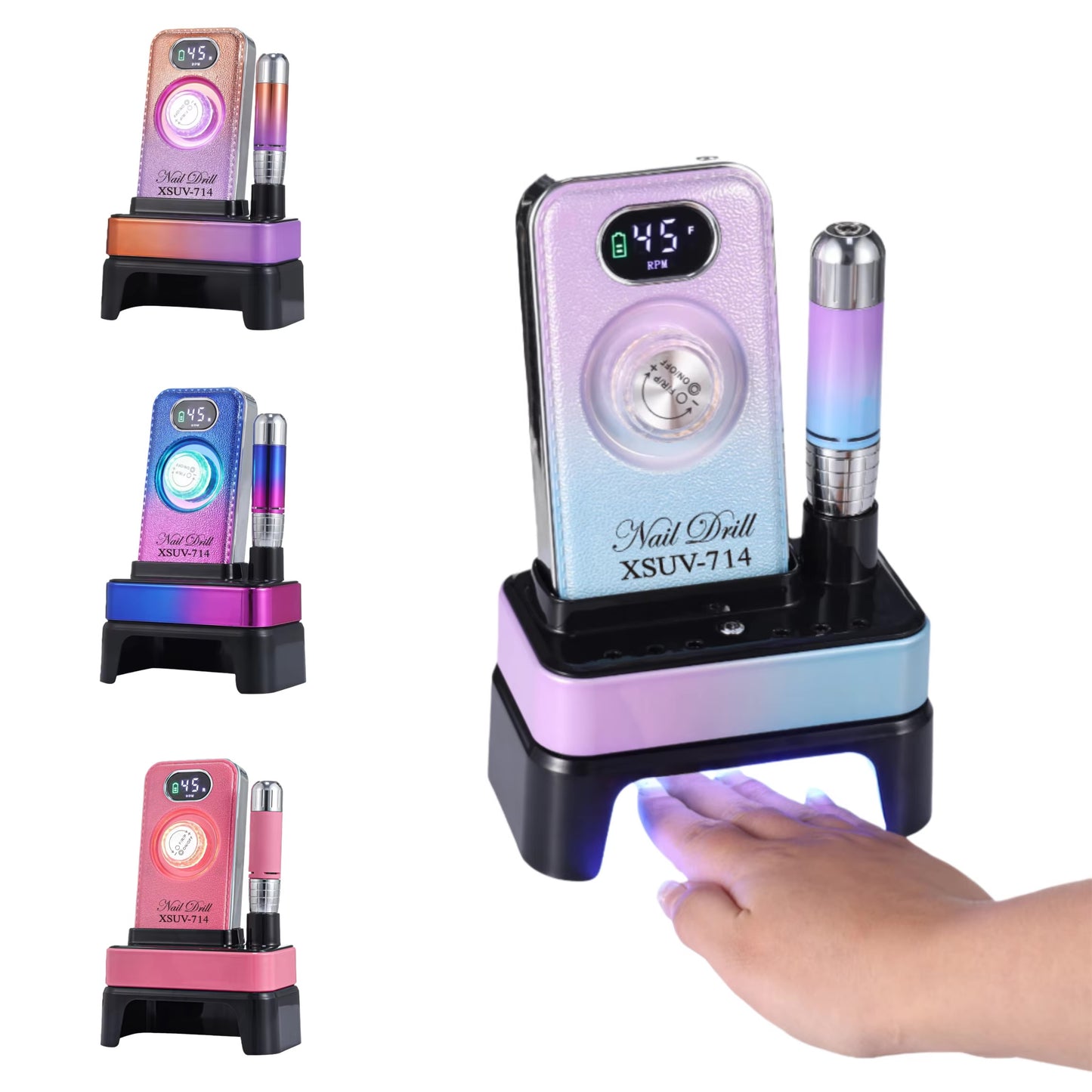 Portable nail drill suv-714/ مبرد كهرباء محمول