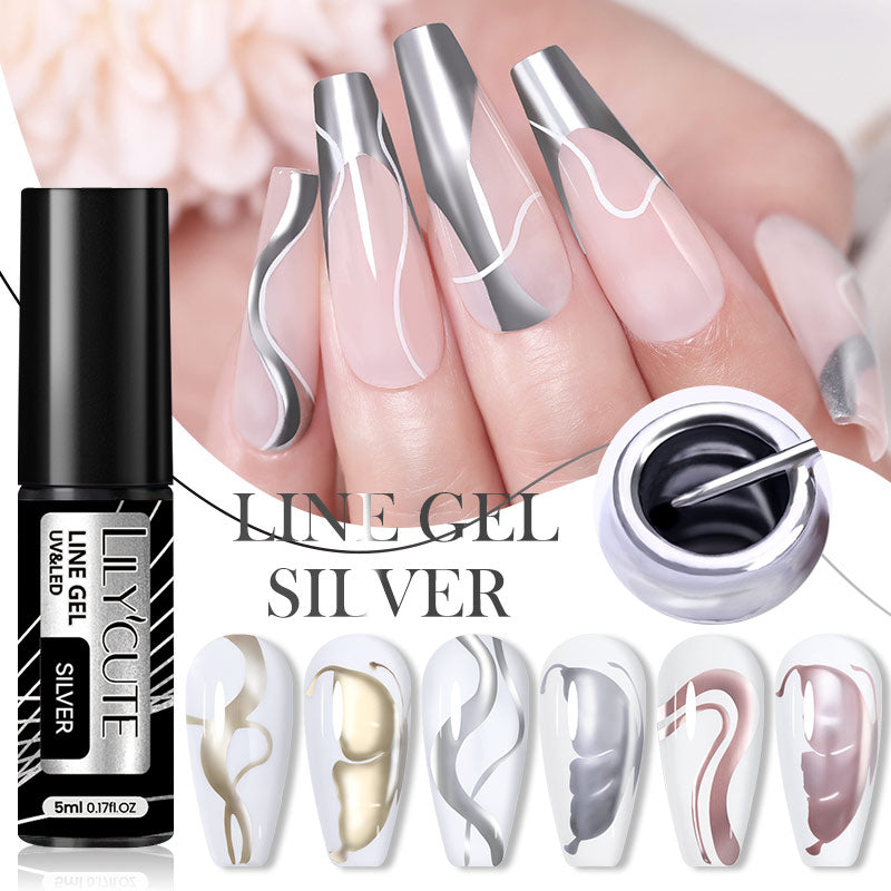 Lily cute liner metallic gel