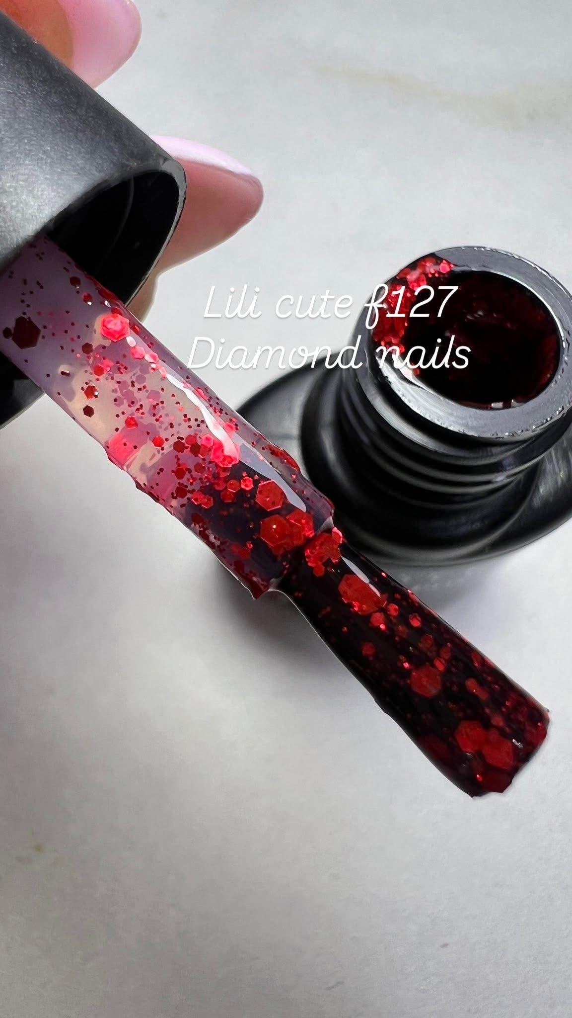 Glitter gel sugar