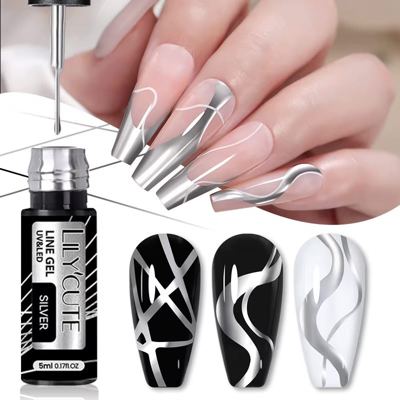 Lily cute liner metallic gel
