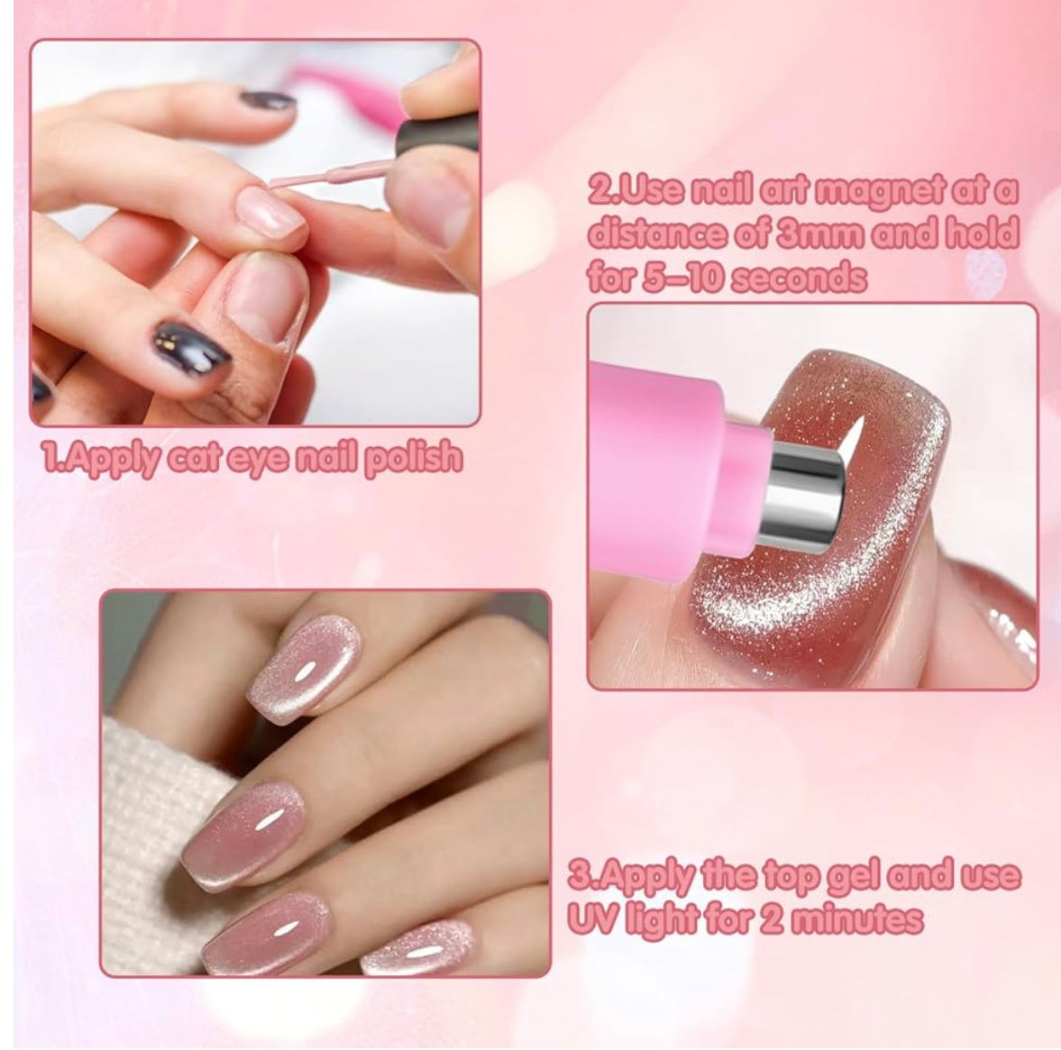 3in1 heart magnetic / مغناطيس قلب