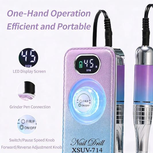 Portable nail drill suv-714/ مبرد كهرباء محمول