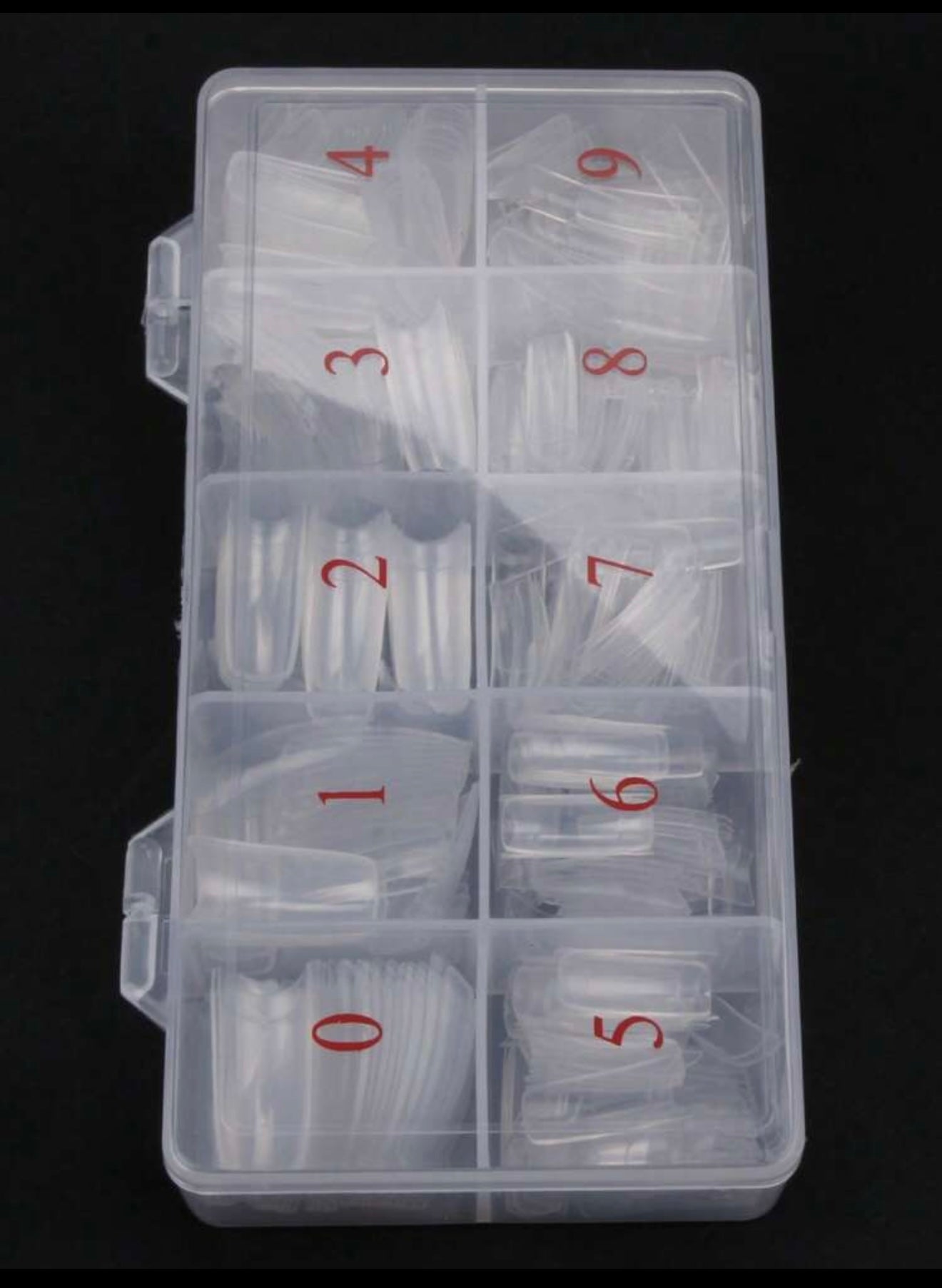 Nail Capsules 500Pcs/Box علبه تيب هارد جيل ٥٠٠ ق
