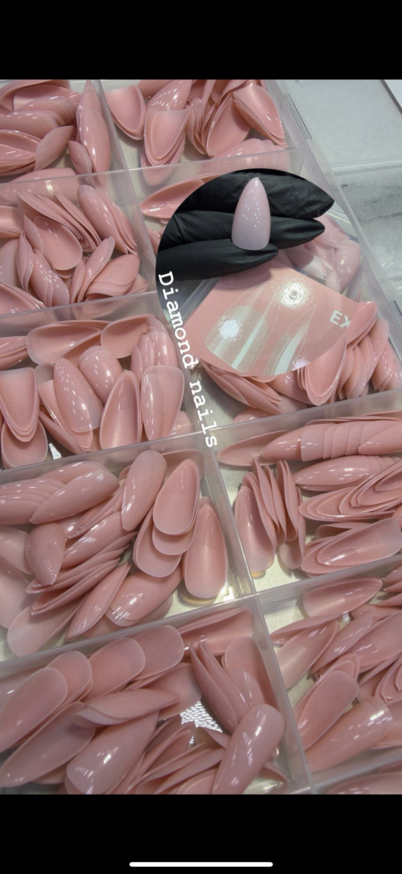 French soft gel nails/ سوفت جيل تبس ٦٠٠ ق