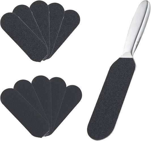 مبرد معدن مع غيارات صنفره للقدم