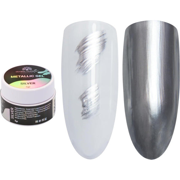 Global fashion metallic gel 5ml