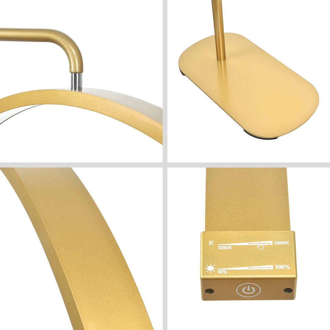 Gold moonlight arch ليد شزلونج دهبي