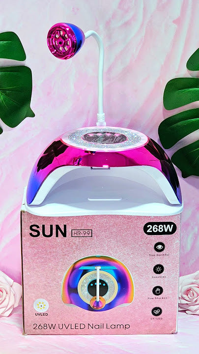 Sun uv machin 268 wat/جهاز يوفي صن ٢٦٨ وات مع كشاف سوفت جيل
