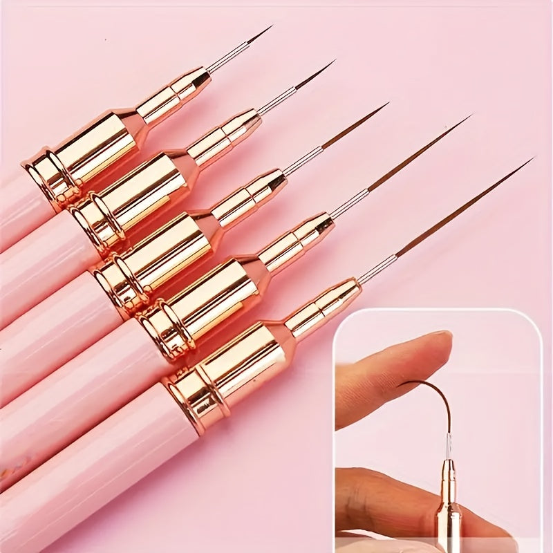 5in1 nail art brush/فرش شي ان